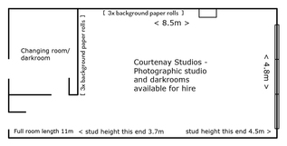 Courtenay Studios floor plan, plan layout courtenay studios 37 courtenay place welling photographic studio for hire